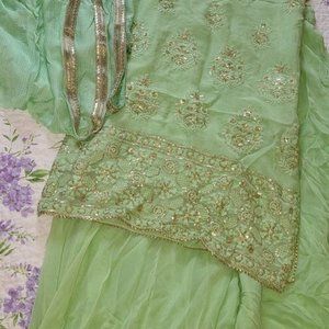 Pastel Green Indian Suit - image 1